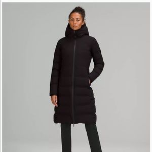 !!! IN SEARCH OF LULULEMON SLEET STREET LONG BLACK JACKET SIZE 8 !!!